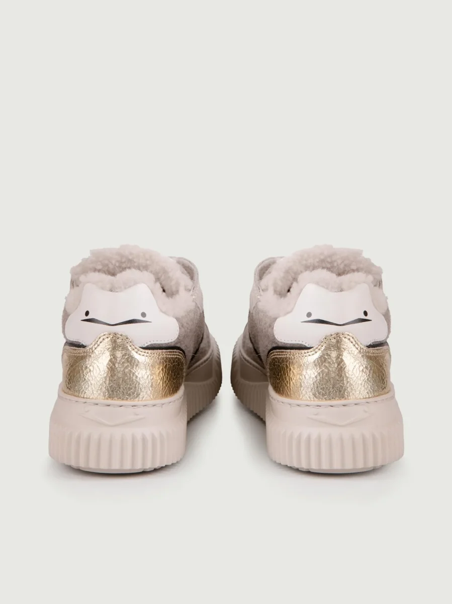 SNEAKER LIPARI MONTONE BEIGE CREMA - immagine 4