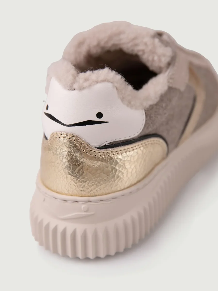 SNEAKER LIPARI MONTONE BEIGE CREMA - immagine 7