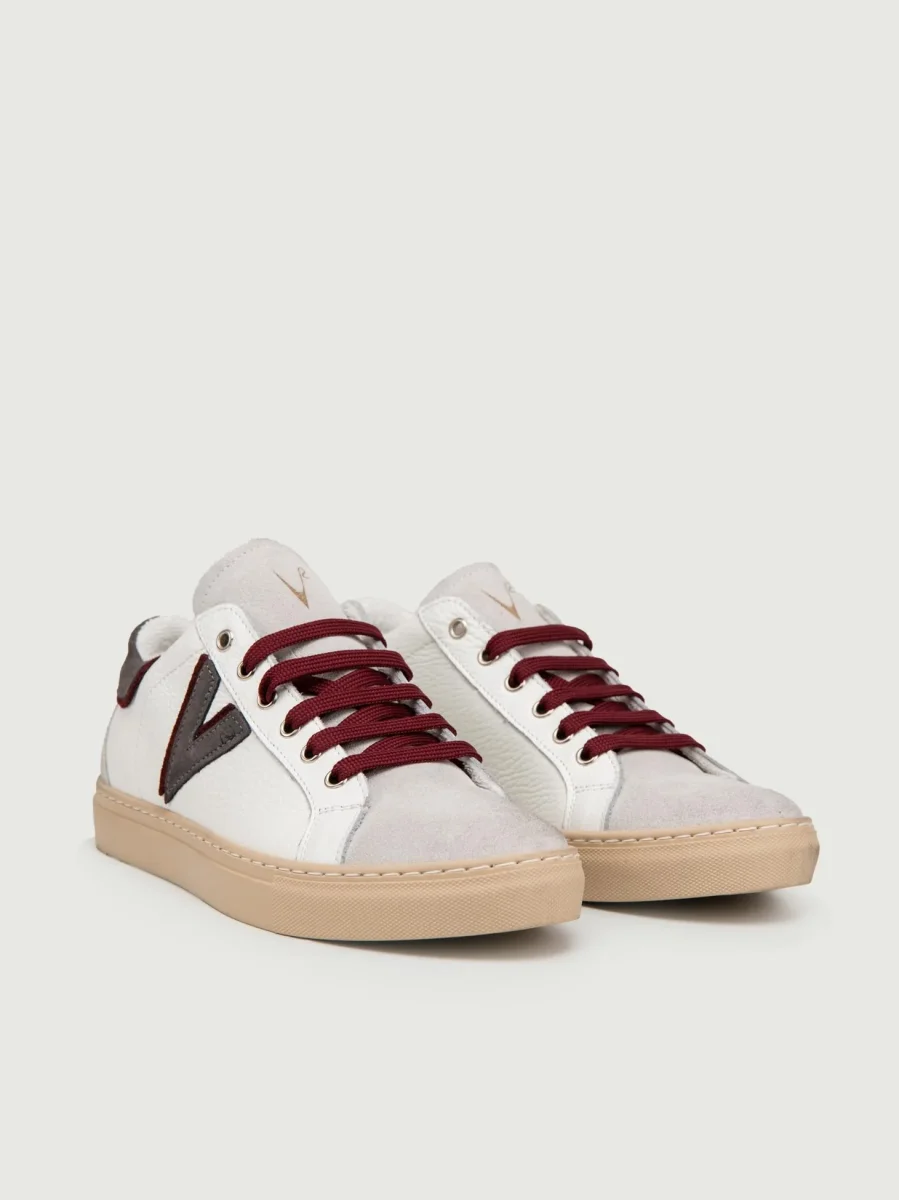 SNEAKER OLYMPIC GRIGIO BORDEAUX - immagine 3