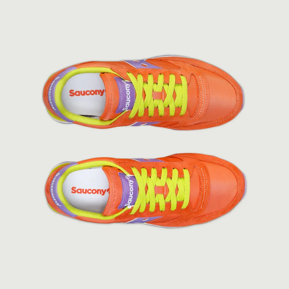 SNEAKER SAUCONY JAZZ TRIPLE ARANCIO E LILLA - immagine 6