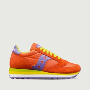 SNEAKER SAUCONY JAZZ TRIPLE ARANCIO E LILLA