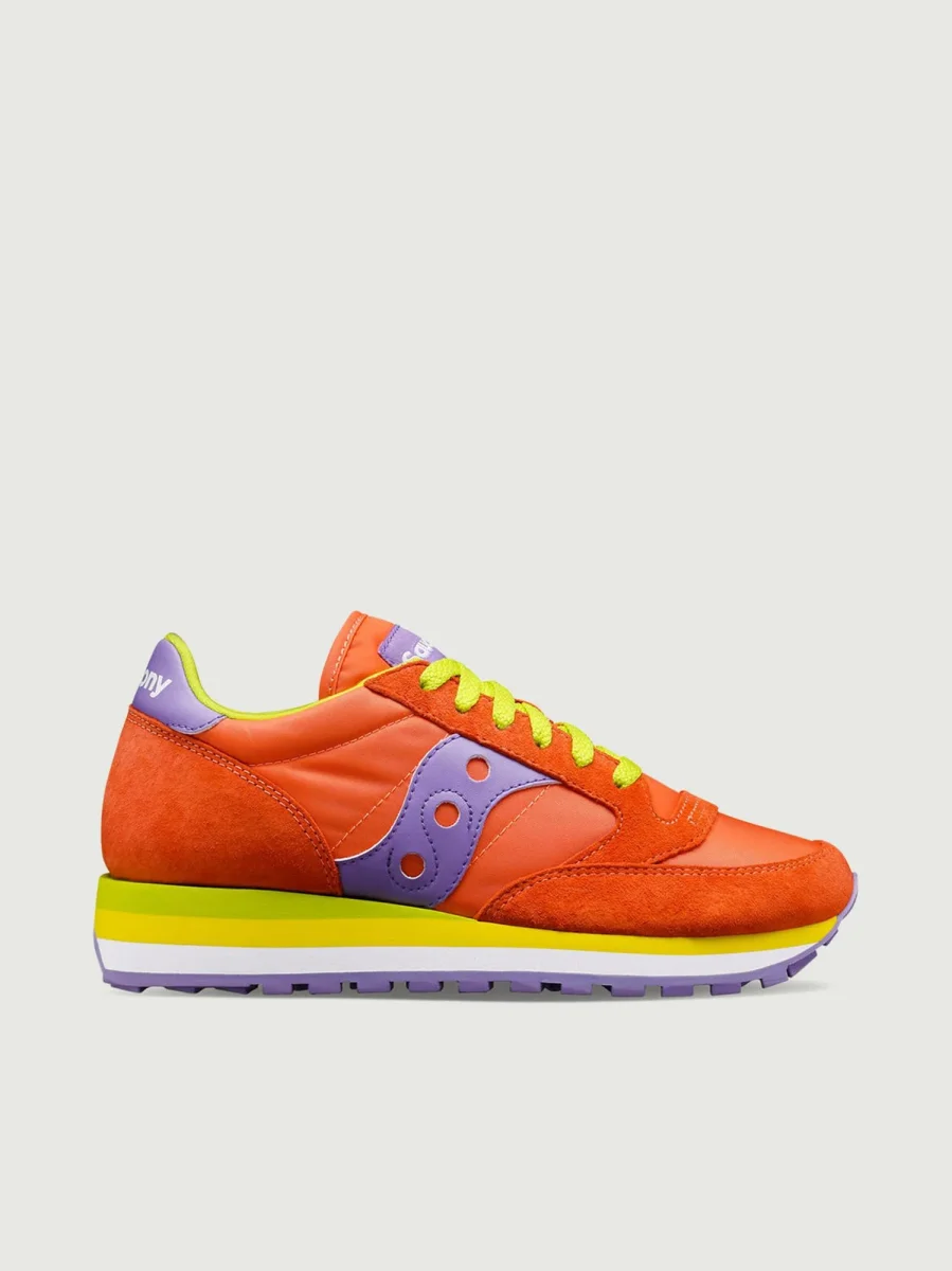 SNEAKER SAUCONY JAZZ TRIPLE ARANCIO E LILLA