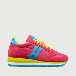 SNEAKER SAUCONY JAZZ TRIPLE ROSA AZZURRO E GIALLO