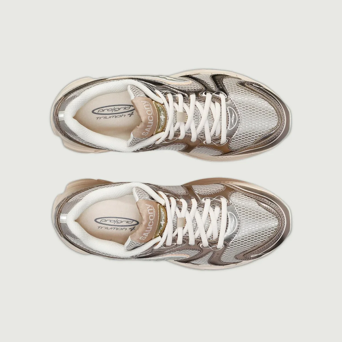 SNEAKER SAUCONY PROGRID TRIUMPH 4 CHAMPAGNE - immagine 6