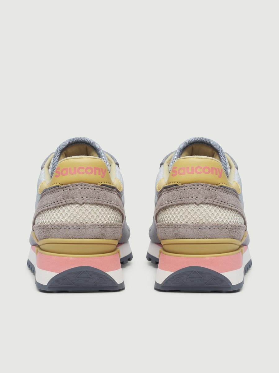 SNEAKER SAUCONY SHADOW ORIGINAL GRIGIO E ROSA - immagine 5