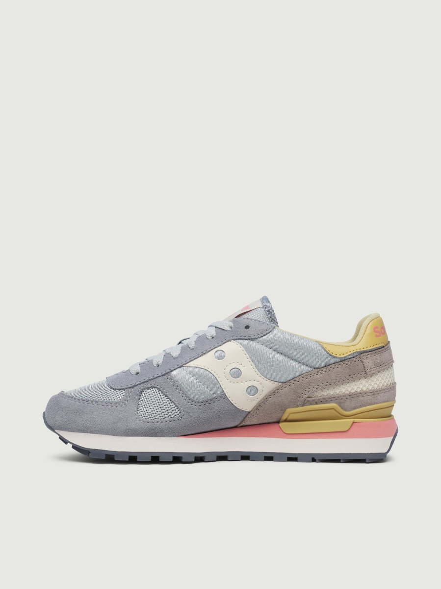 SNEAKER SAUCONY SHADOW ORIGINAL GRIGIO E ROSA - immagine 4