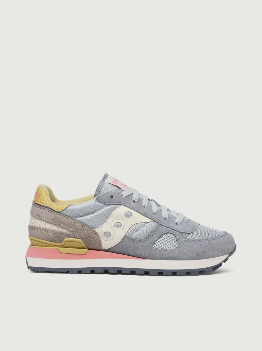 SNEAKER SAUCONY SHADOW ORIGINAL GRIGIO E ROSA