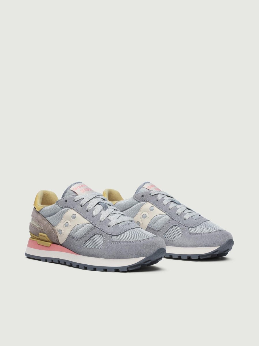 SNEAKER SAUCONY SHADOW ORIGINAL GRIGIO E ROSA - immagine 3