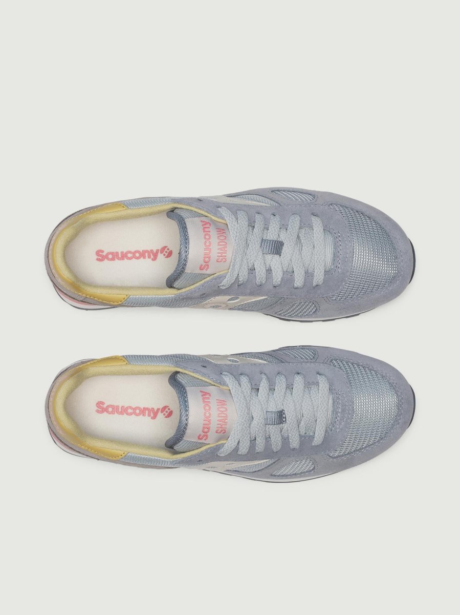 SNEAKER SAUCONY SHADOW ORIGINAL GRIGIO E ROSA - immagine 6