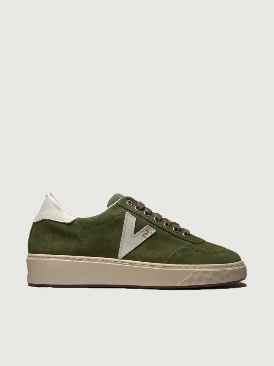SNEAKER SUEDE IN CAMOSCIO MILITARE