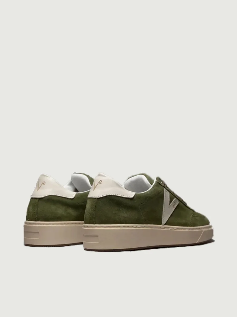 SNEAKER SUEDE IN CAMOSCIO MILITARE - immagine 4