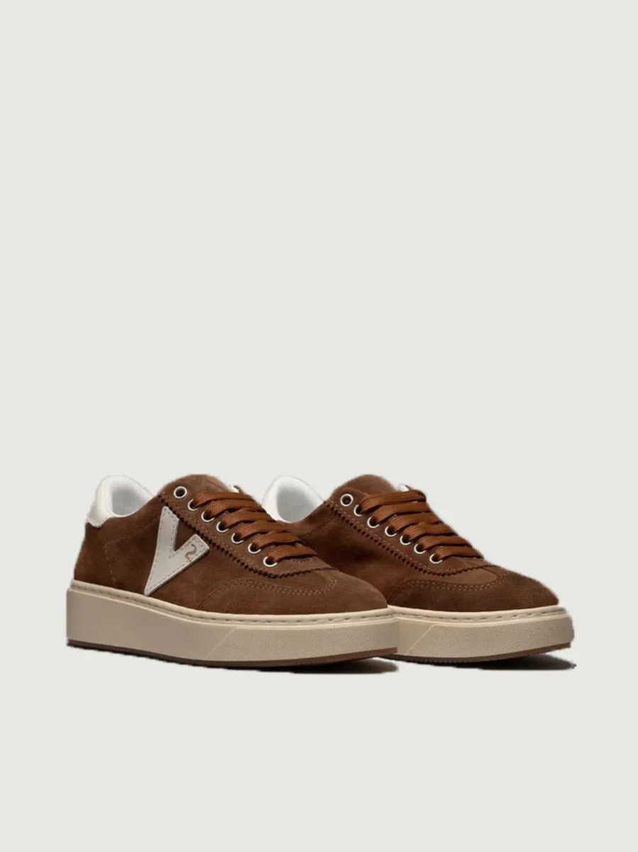 SNEAKER SUEDE IN CAMOSCIO MORO - immagine 3