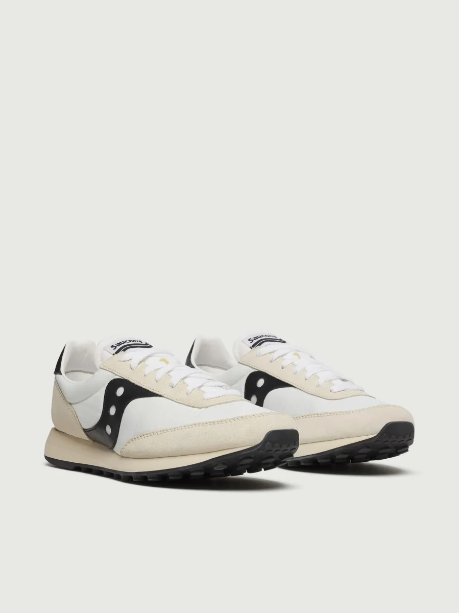 SNEAKER TRAINER 80 BIANCA E NERA - immagine 3