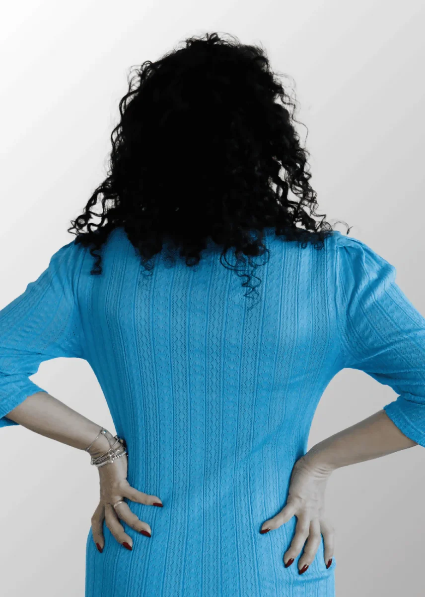 Maglia jacquard manica 3/4 Afrodite in Cotone Seta - immagine 4