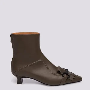 STIVALETTO IN NAPPA CON FRANGE