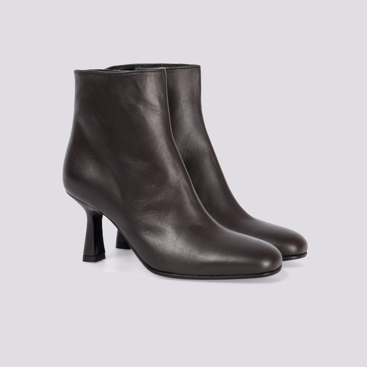 STIVALETTO IN PELLE CON TACCO STILETTO - immagine 3