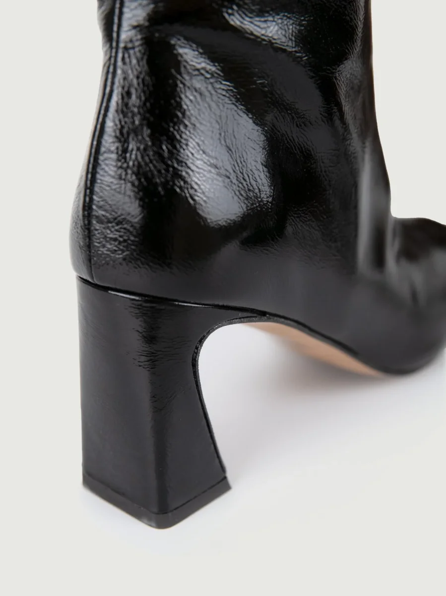 STIVALETTO IN PELLE NAPLAK NERA - immagine 5