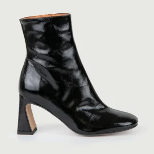 STIVALETTO IN PELLE NAPLAK NERA