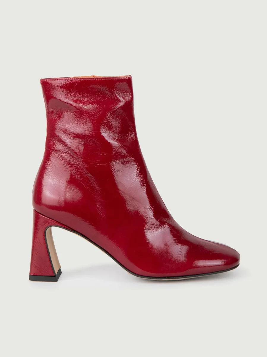 STIVALETTO IN PELLE NAPLAK ROSSA