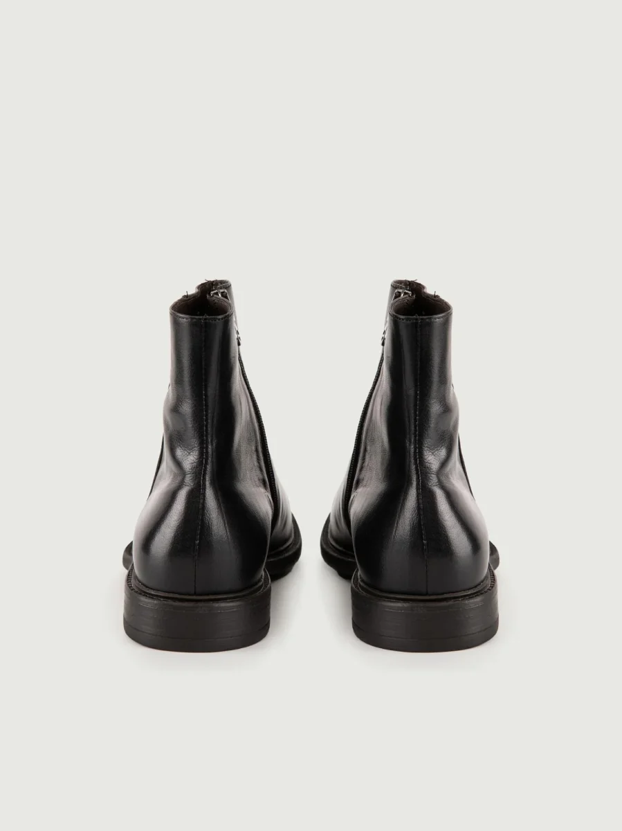 STIVALETTO IN PELLE NERA - immagine 4