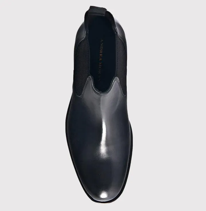 STIVALETTO IN PELLE NERO - immagine 5