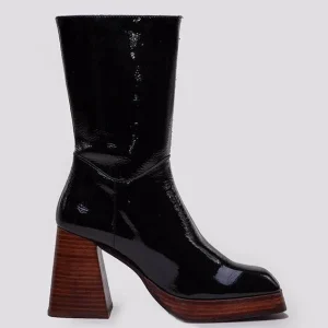 STIVALETTO PUNTA SQUADRATA IN NAPLAK