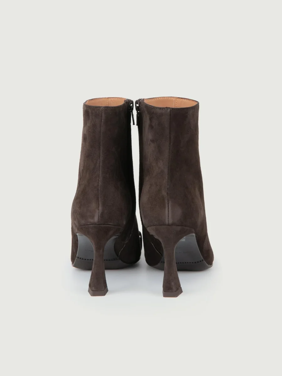 STIVALETTO SCAMOSCIATO TESTA DI MORO CON MORSETTO - immagine 4