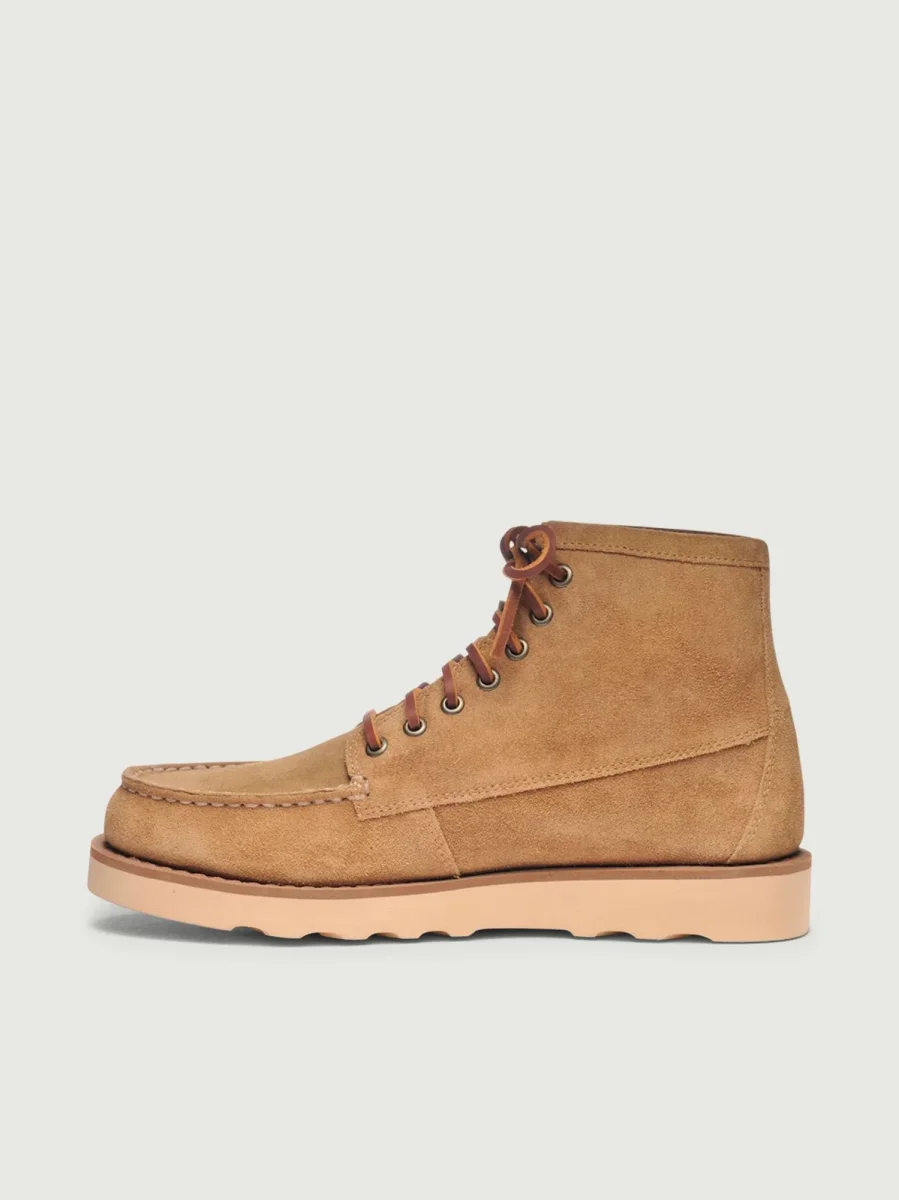 STIVALETTO TALA MID SUEDE CAMEL - immagine 5