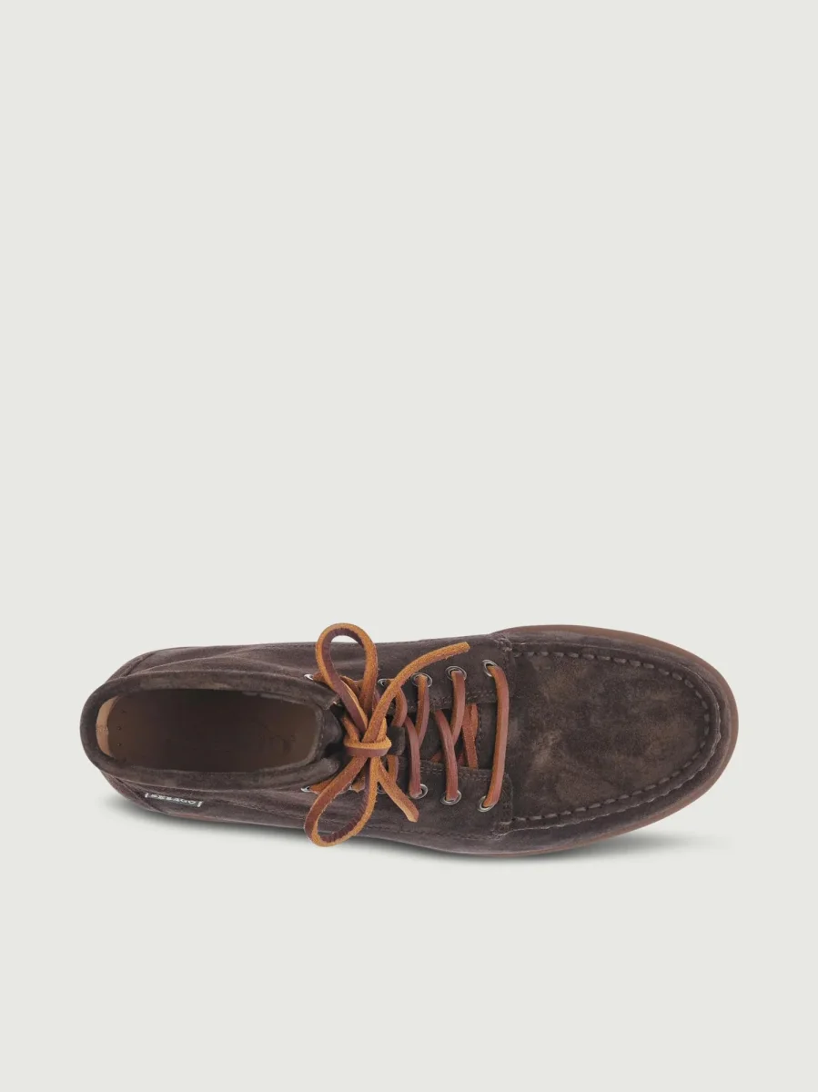 STIVALETTO TALA MID SUEDE DARK BROWN - immagine 3