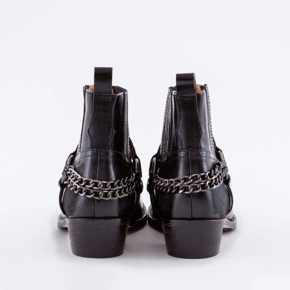 STIVALETTO TEXANO CON BORCHIE - immagine 5