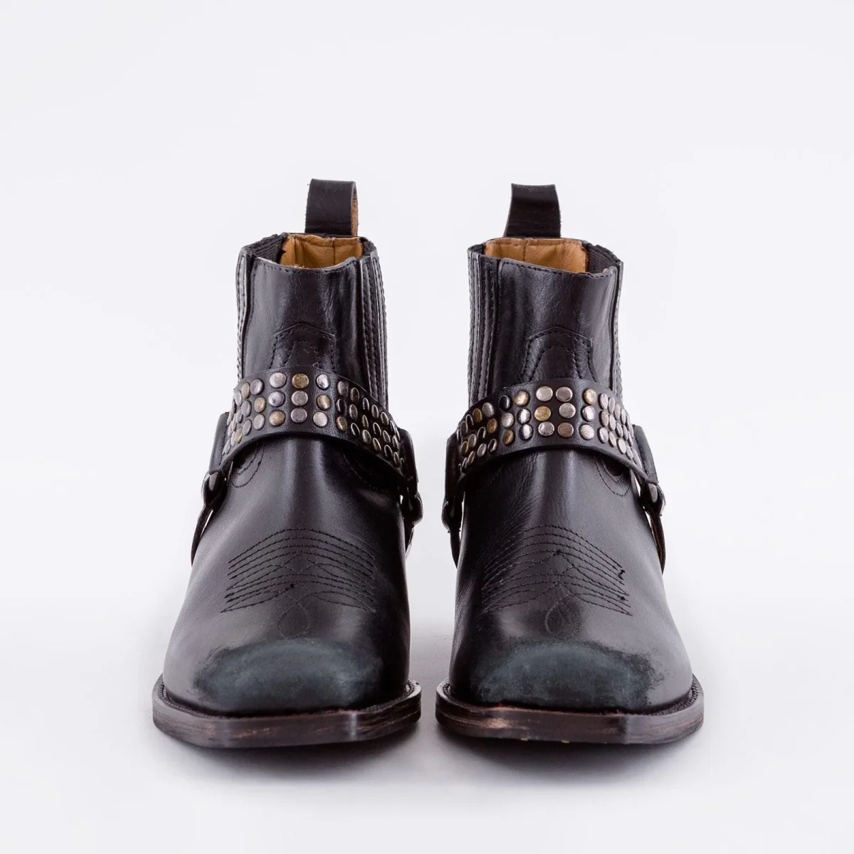 STIVALETTO TEXANO CON BORCHIE - immagine 4