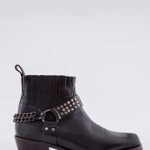 STIVALETTO TEXANO CON BORCHIE