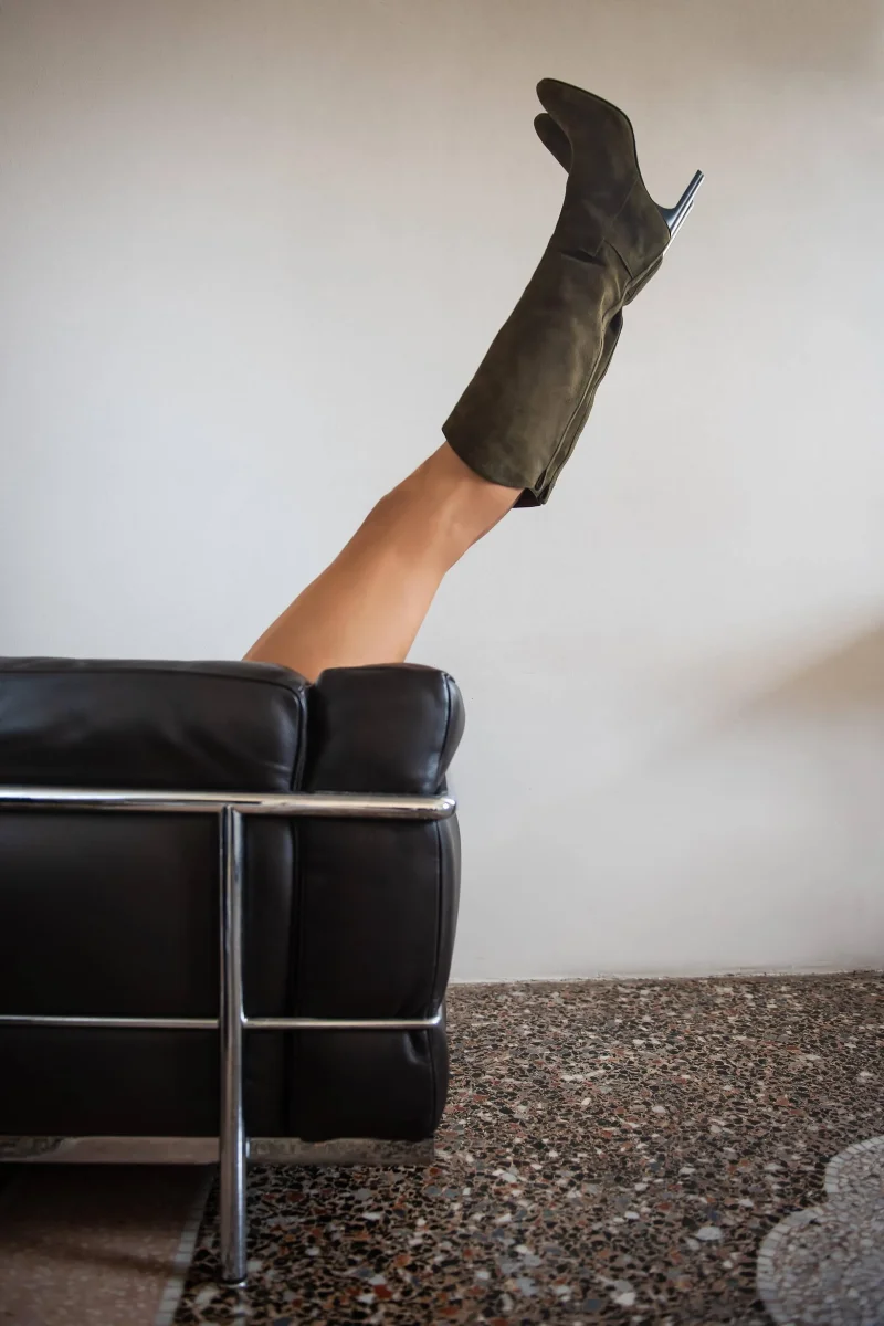STIVALE ALTO CON TACCO PIATTO - immagine 6