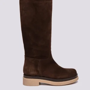 STIVALE ALTO IN CAMOSCIO