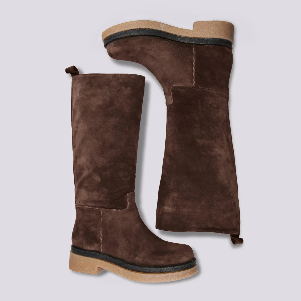 STIVALE ALTO IN CAMOSCIO - immagine 4