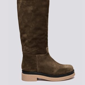 STIVALE ALTO IN CAMOSCIO