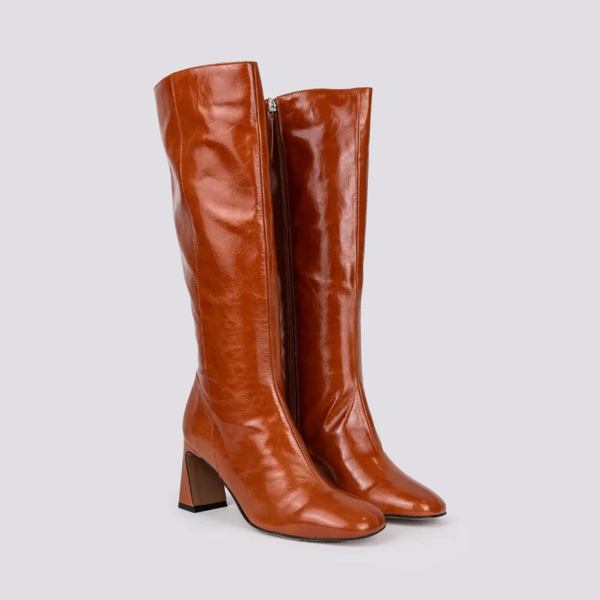 STIVALE ALTO IN NAPLAK cuoio - immagine 3