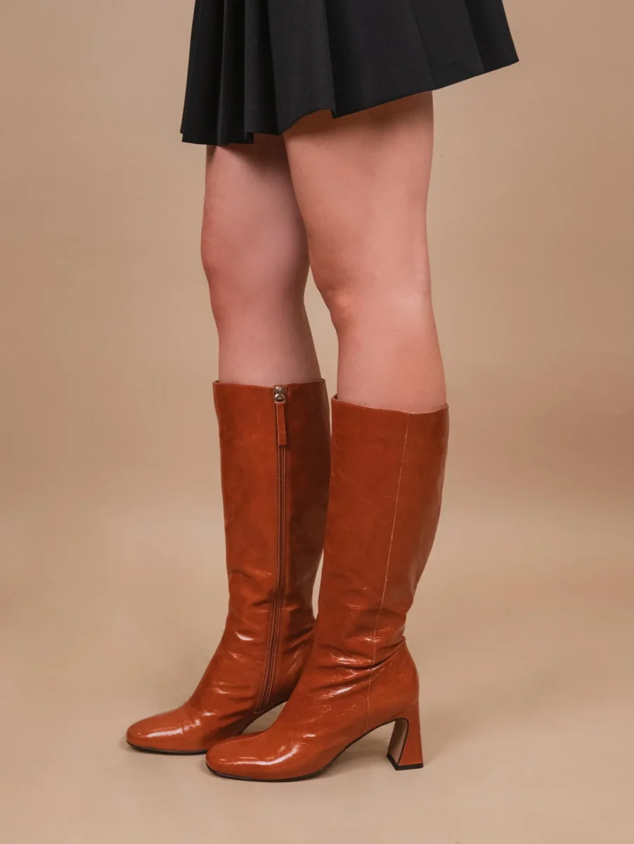 STIVALE ALTO IN NAPLAK cuoio - immagine 6