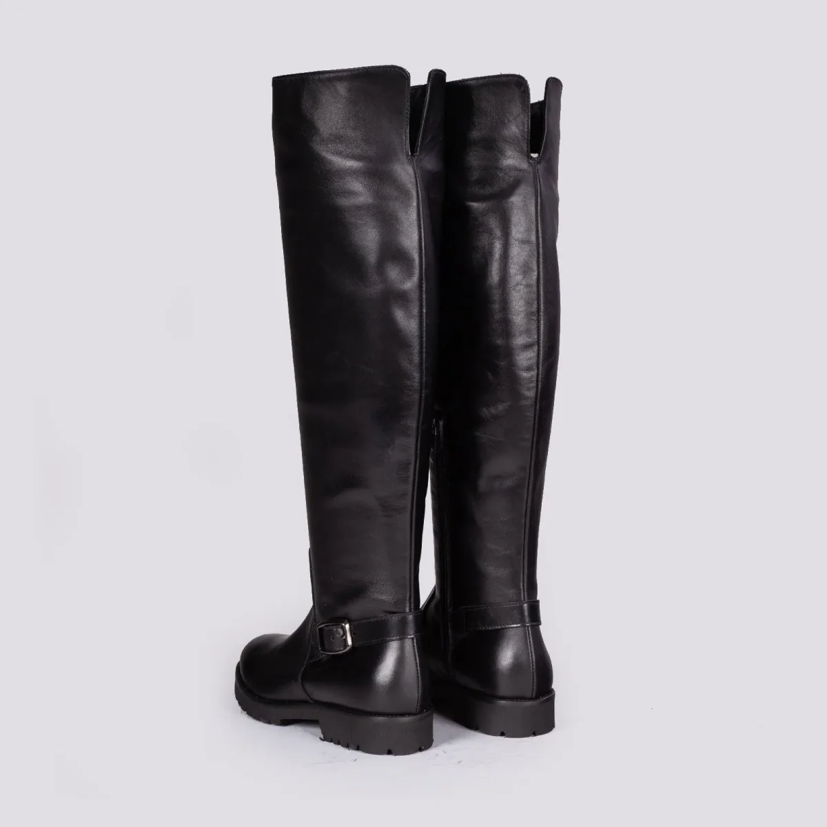 STIVALE ALTO IN PELLE NAPPA - immagine 4