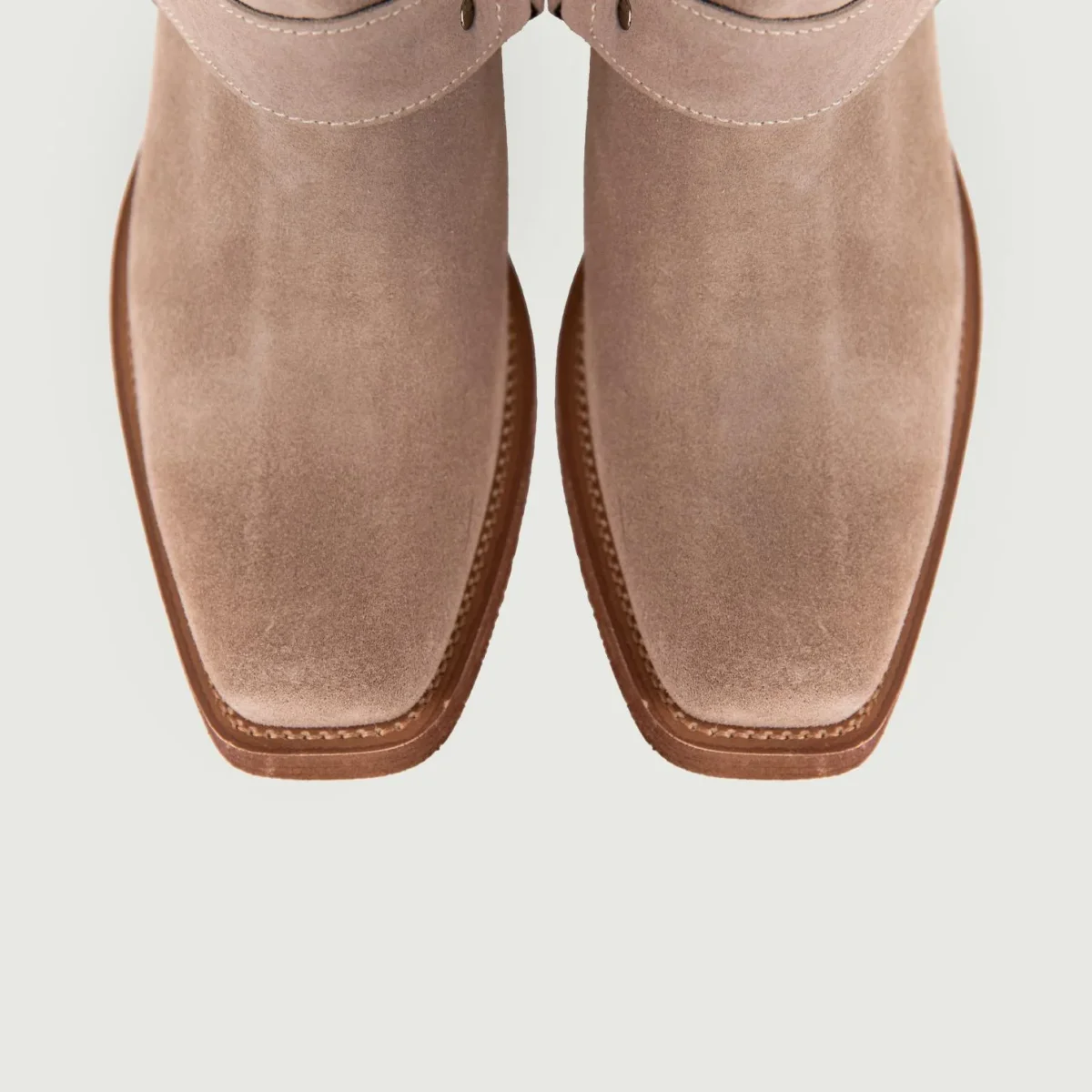 STIVALE BIKER SCAMOSCIATO COLOR LEGNO - immagine 5