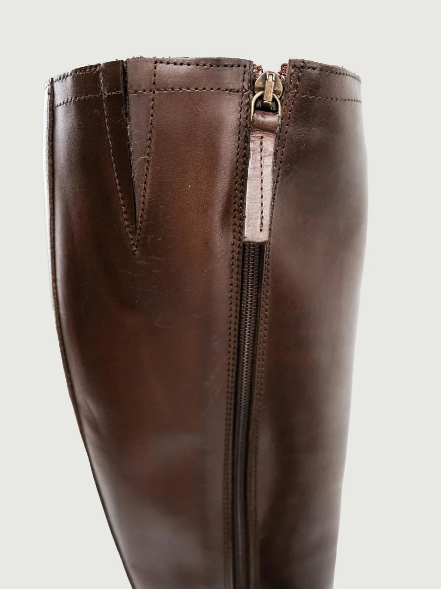 STIVALE CON MORSETTO POSTERIORE TESTA MORO - immagine 7