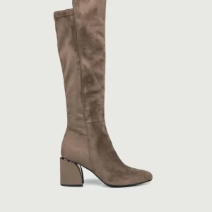 STIVALE IN ALCANTARA TAUPE