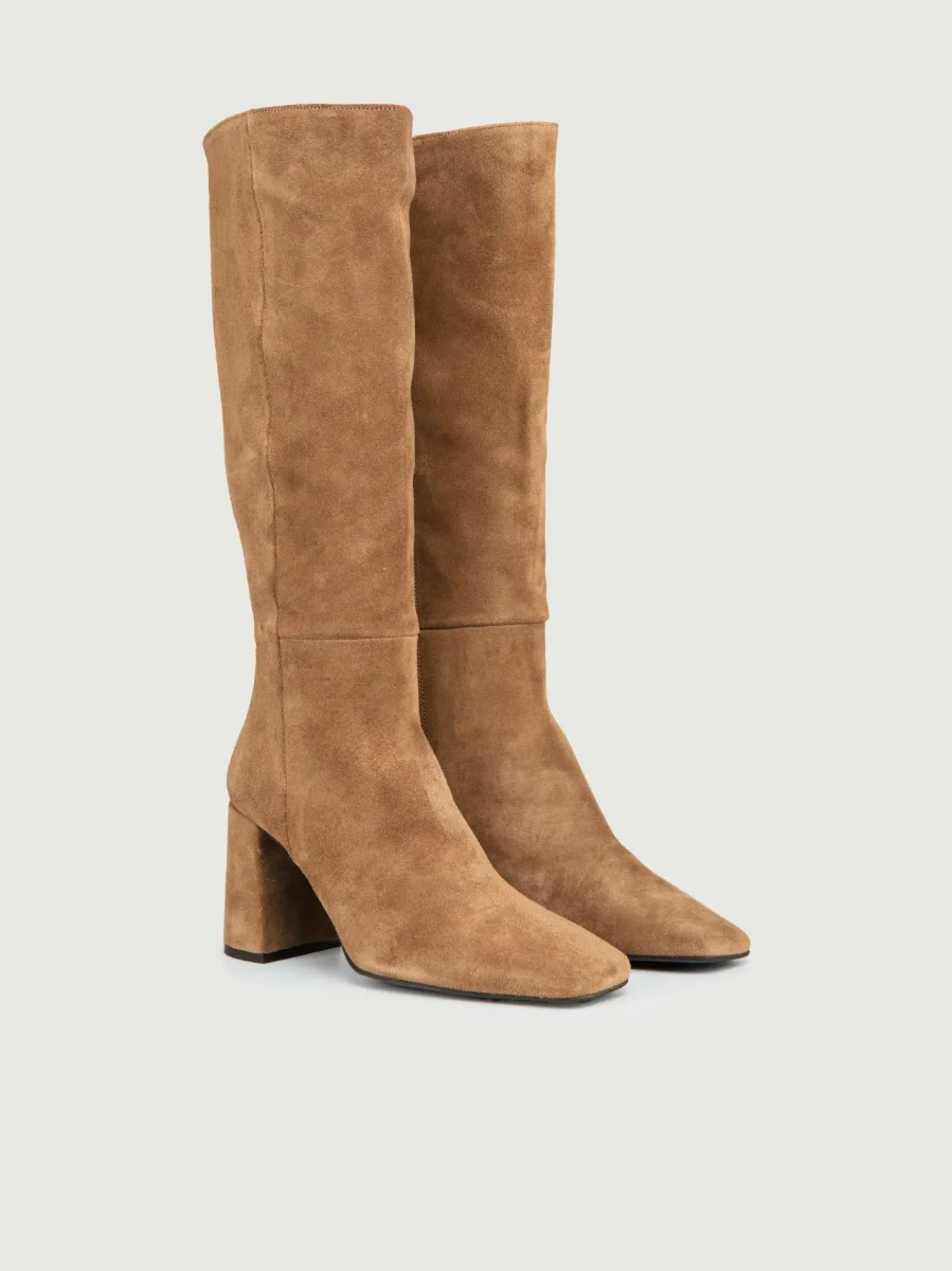 STIVALE IN CAMOSCIO CAMMELLO - immagine 3