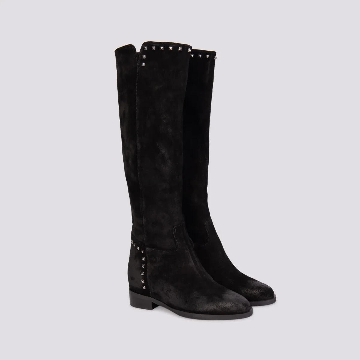 STIVALE IN CAMOSCIO CON RIALZO INTERNO - immagine 3