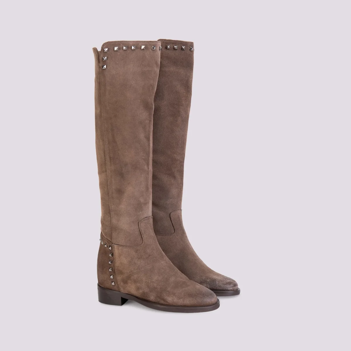 STIVALE IN CAMOSCIO CON RIALZO INTERNO - immagine 3