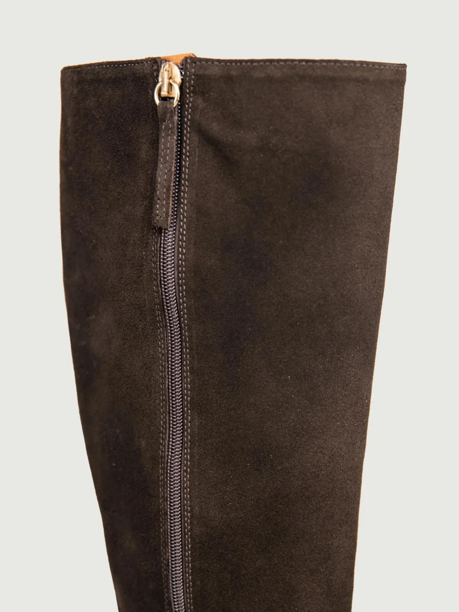 STIVALE IN CAMOSCIO TESTA MORO - immagine 6