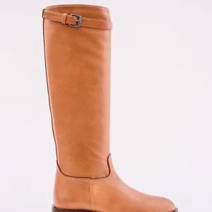 STIVALE IN PELLE COLOR CAMMELLO