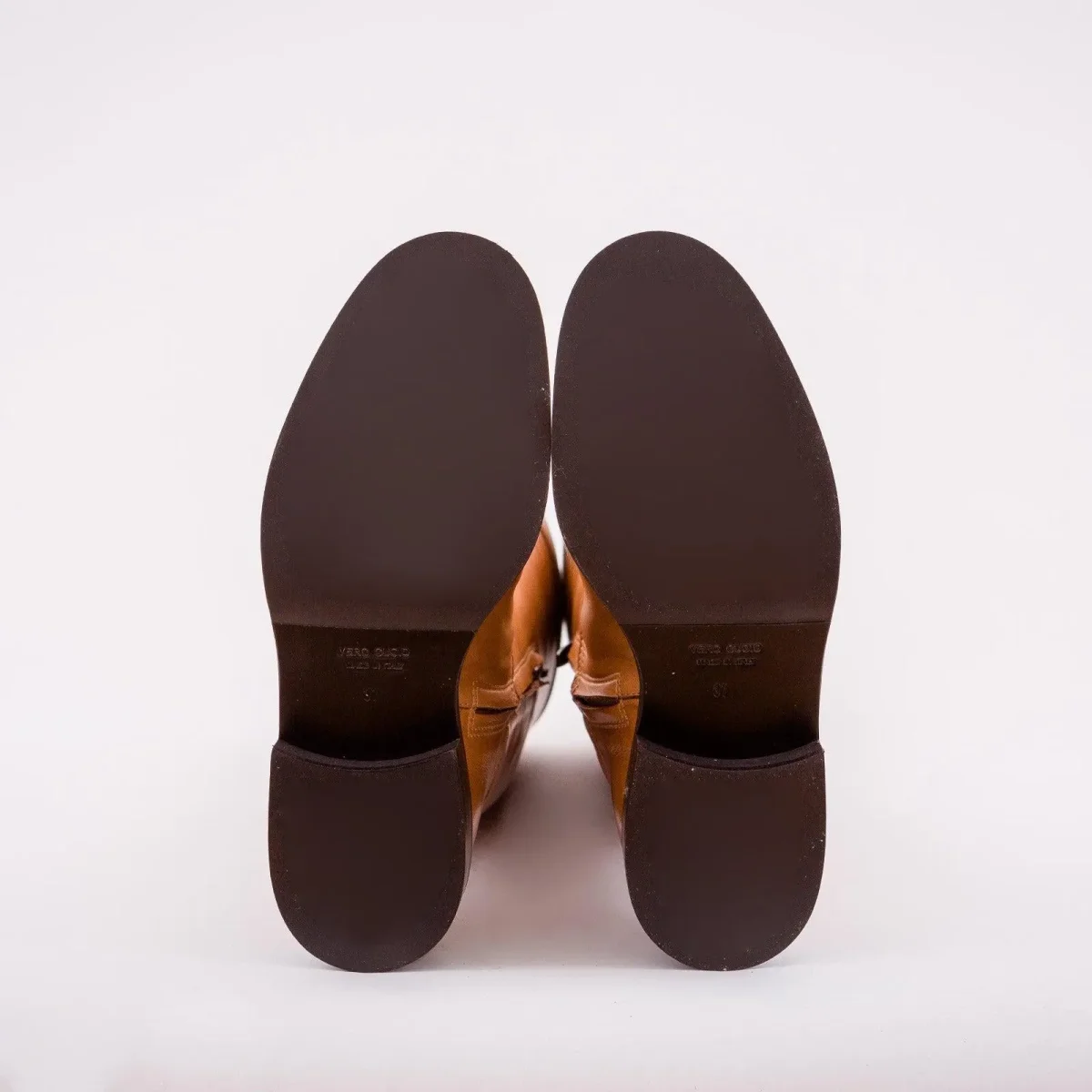 STIVALE IN PELLE COLOR CAMMELLO - immagine 7