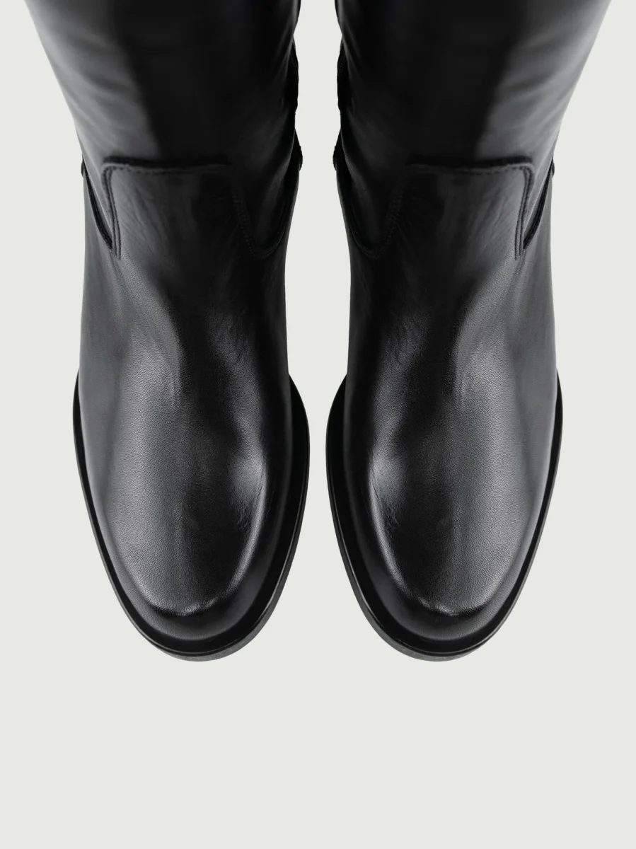 STIVALE IN PELLE NERO - immagine 5