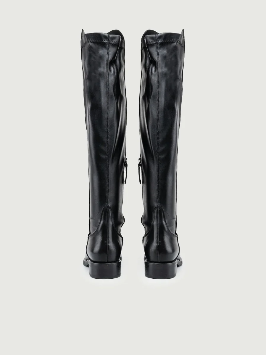 STIVALE IN PELLE NERO - immagine 4